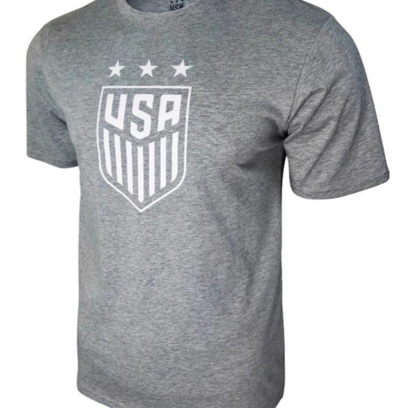 FIFA USA 2019 Soccer Championship Cotton Blend T-Shirt Mens Medium Gray - Picture 1 of 5